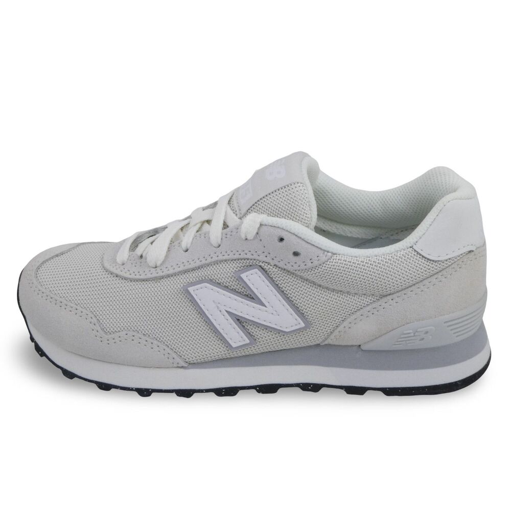 New Balance 515 Women's 6 B White Suede Mesh Sneakers WL515WHT NWOB